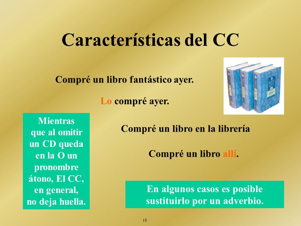 Características del CC