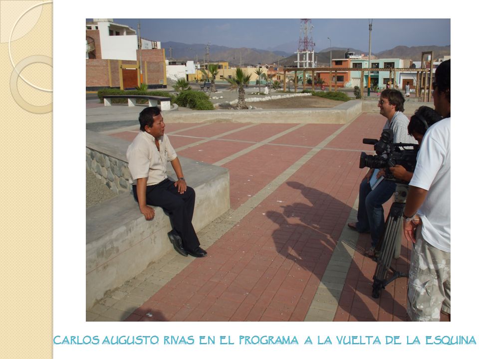 Carlos Augusto Rivas en el Programa a la vuelta de la esquina