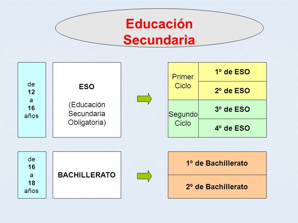 Educación Secundaria 1º de ESO Primer ESO Ciclo (Educación 2º de ESO