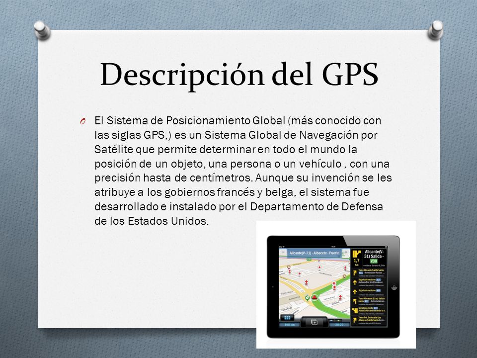 GPS. - ppt descargar