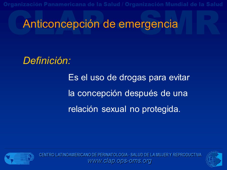 Anticoncepción de emergencia