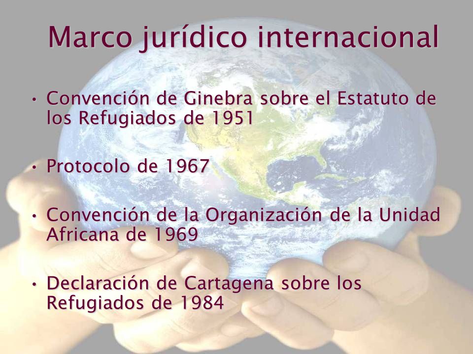 Marco jurídico internacional