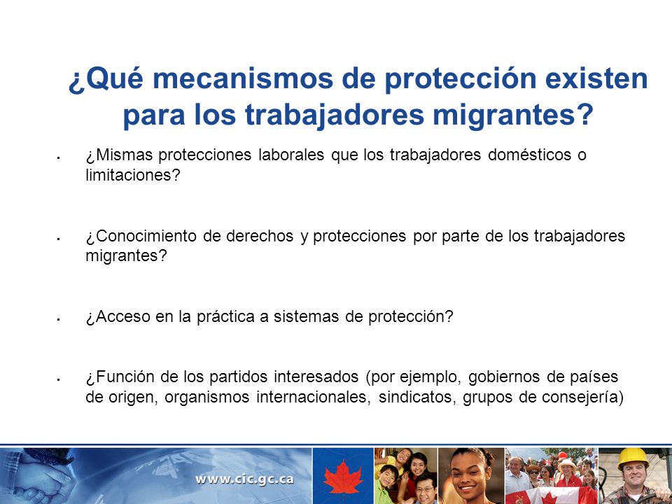 ¿Qué mecanismos de protección existen para los trabajadores migrantes
