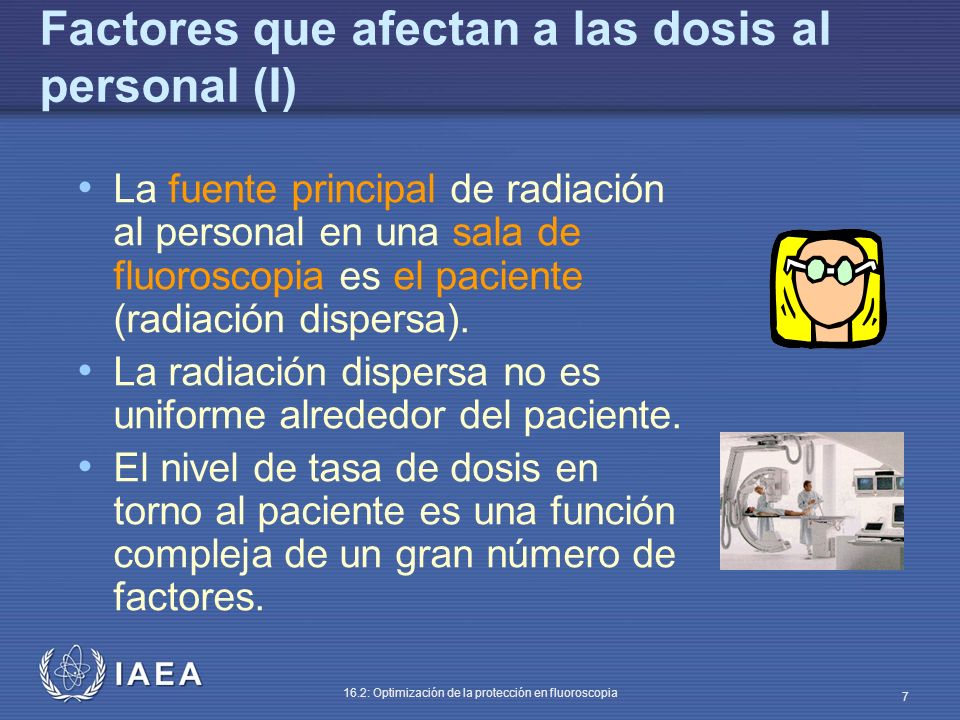 Factores que afectan a las dosis al personal (I)