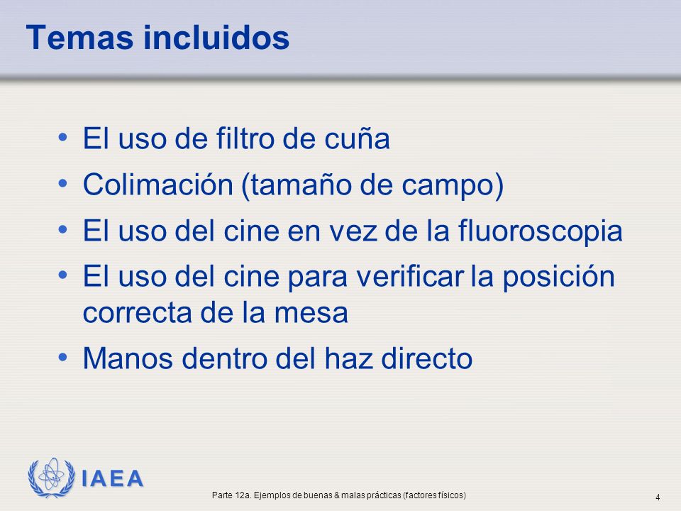 Parte 12a. Ejemplos de buenas & malas prácticas (factores físicos)