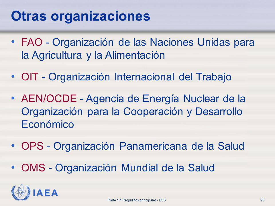 Otras organizaciones FAO - Organización de las Naciones Unidas para la Agricultura y la Alimentación.