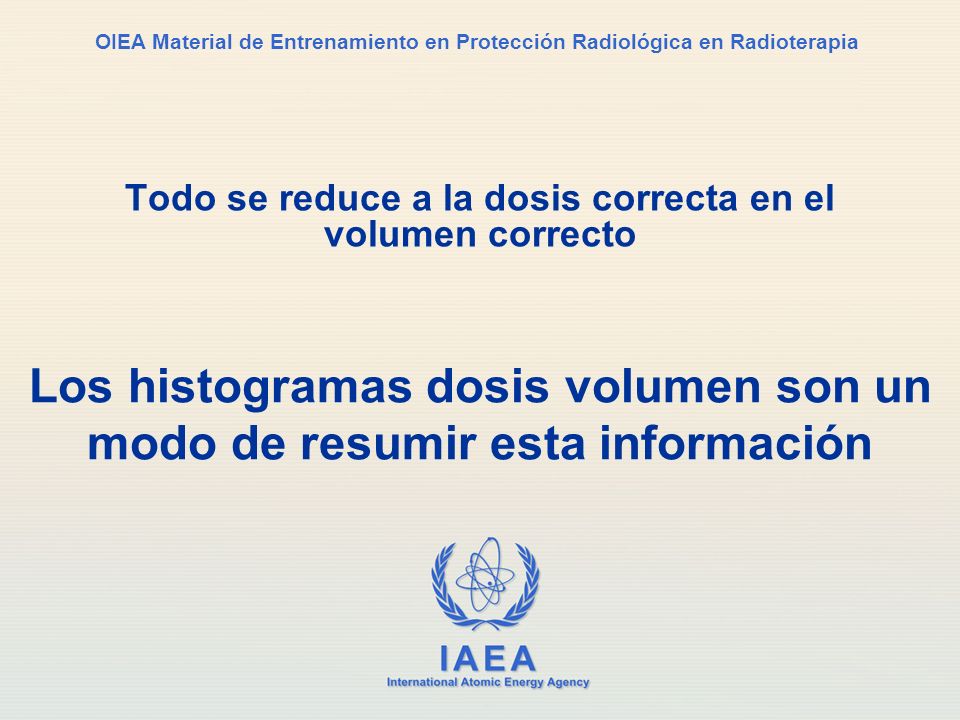 Todo se reduce a la dosis correcta en el volumen correcto