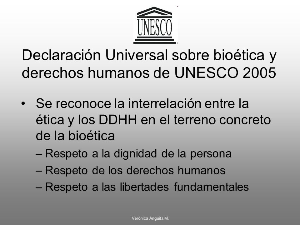 Declaración Universal sobre bioética y derechos humanos de UNESCO 2005