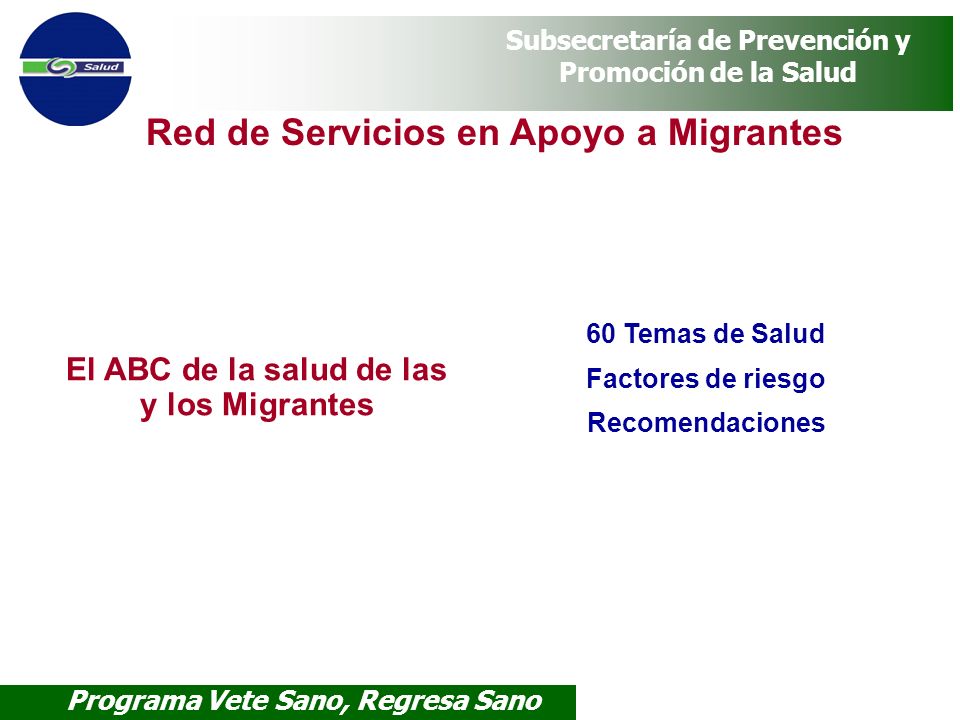 El ABC de la salud de las y los Migrantes