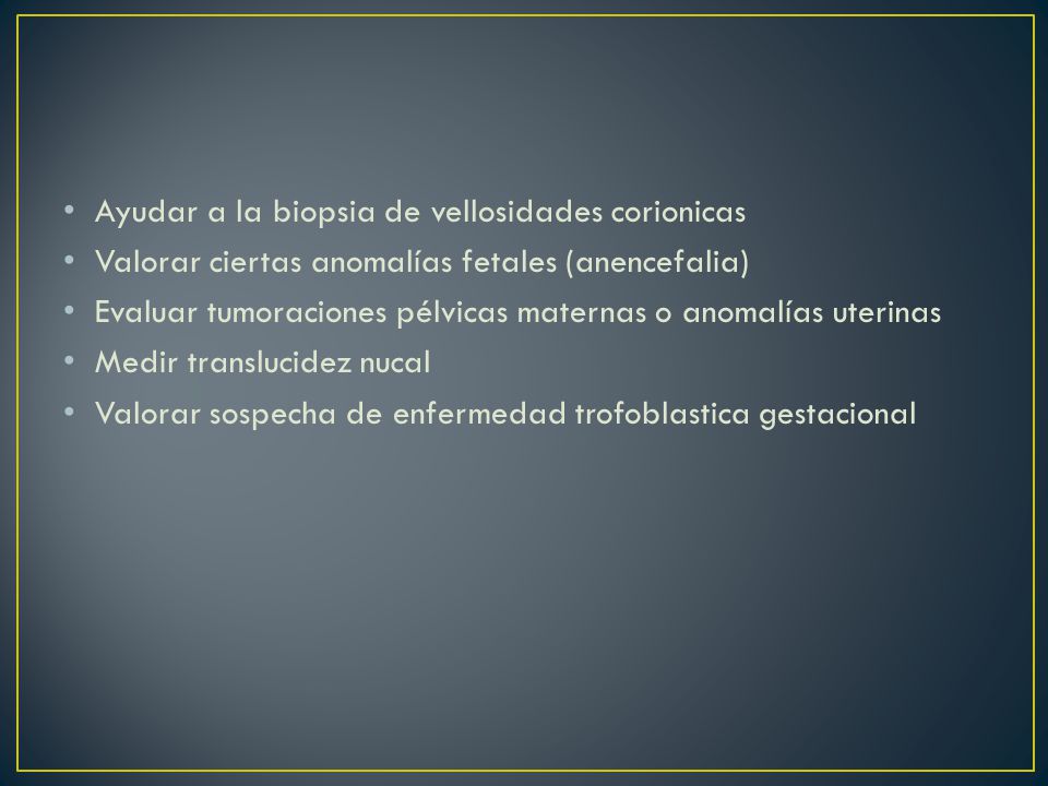 Ayudar a la biopsia de vellosidades corionicas
