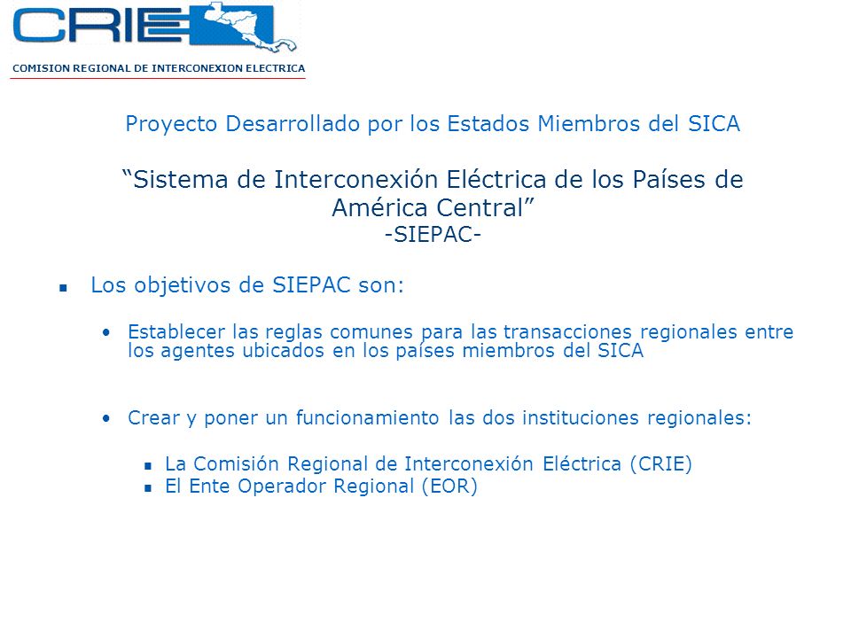 Sistema de Interconexión Eléctrica de los Países de América Central
