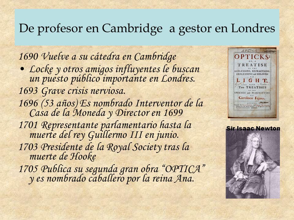 De profesor en Cambridge a gestor en Londres