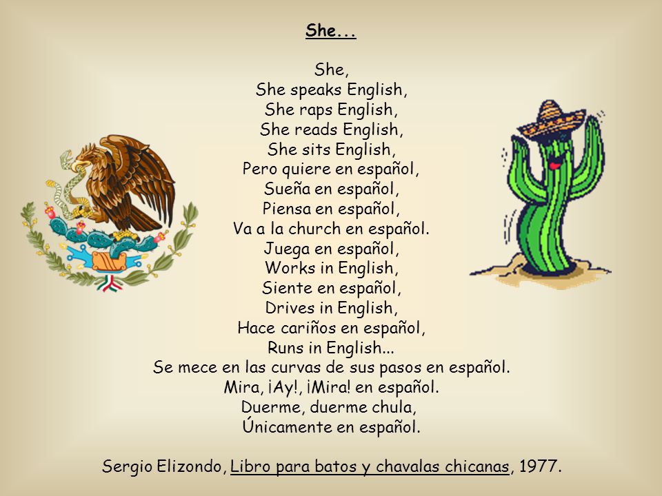 Va a la church en español. Juega en español, Works in English,