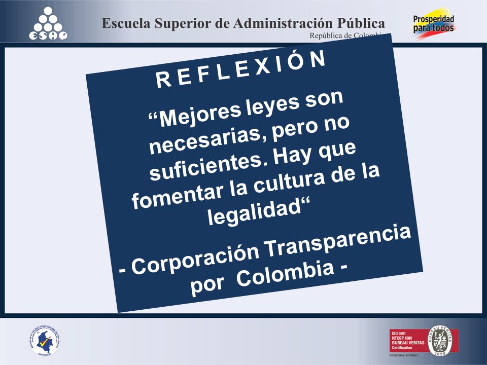 - Corporación Transparencia por Colombia -