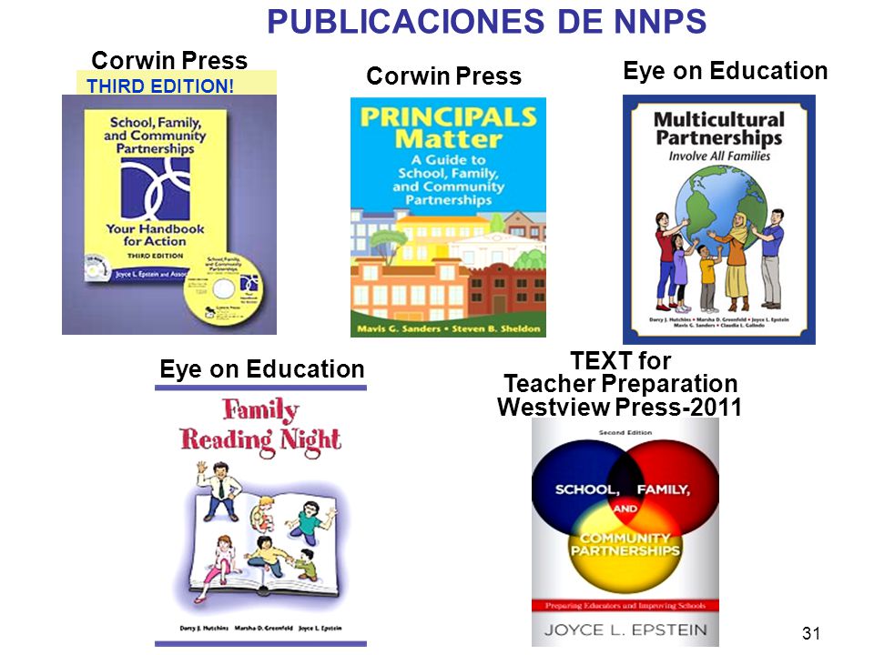PUBLICACIONES DE NNPS Corwin Press Corwin Press Eye on Education
