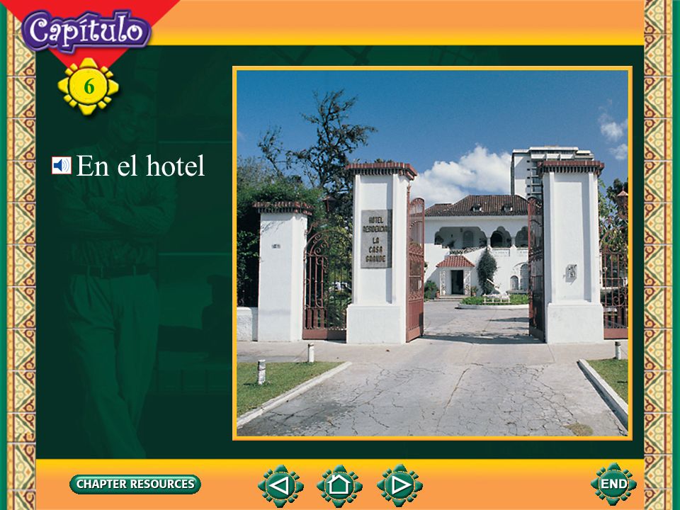 En el hotel