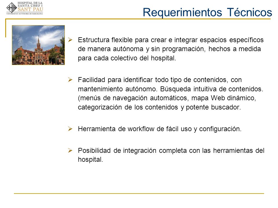 Requerimientos Técnicos