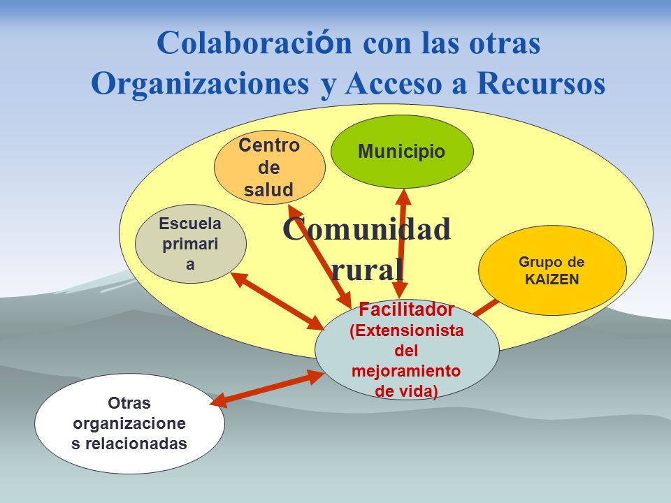 Colaboración con las otras Organizaciones y Acceso a Recursos