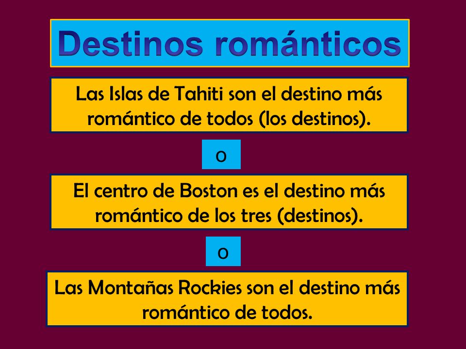 Las Montañas Rockies son el destino más romántico de todos.