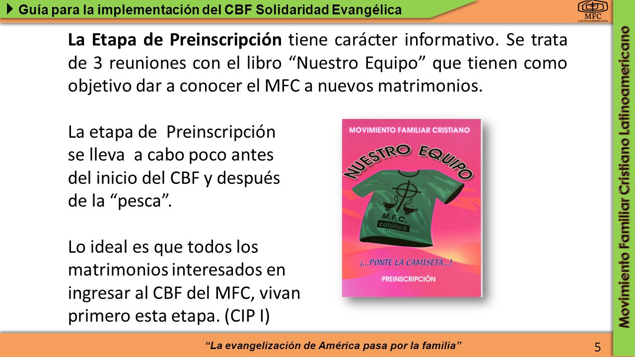 La etapa de Preinscripción se lleva a cabo poco antes
