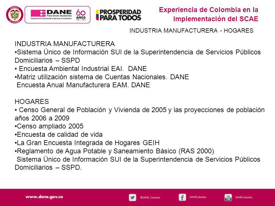 Experiencia de Colombia en la implementación del SCAE