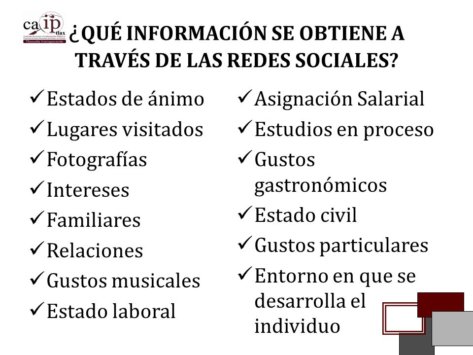 ¿QUÉ INFORMACIÓN SE OBTIENE A TRAVÉS DE LAS REDES SOCIALES