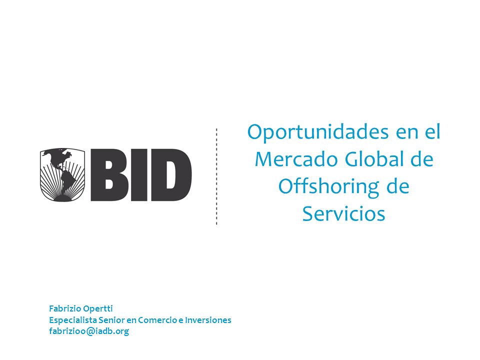 Oportunidades en el Mercado Global de Offshoring de Servicios