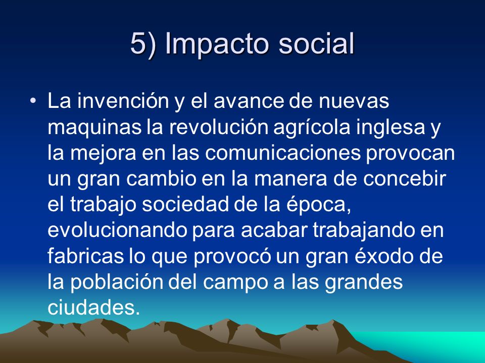 5) Impacto social