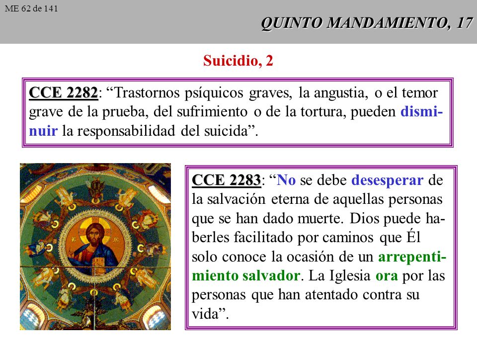 CCE 2282: Trastornos psíquicos graves, la angustia, o el temor