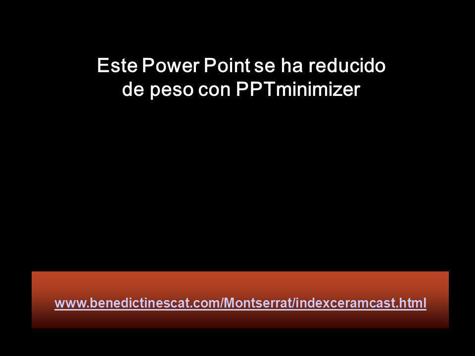 Este Power Point se ha reducido de peso con PPTminimizer