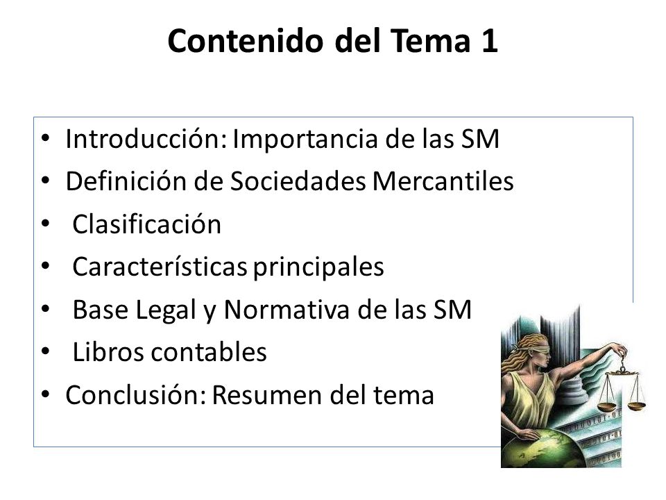 Contenido del Tema 1 Introducción: Importancia de las SM