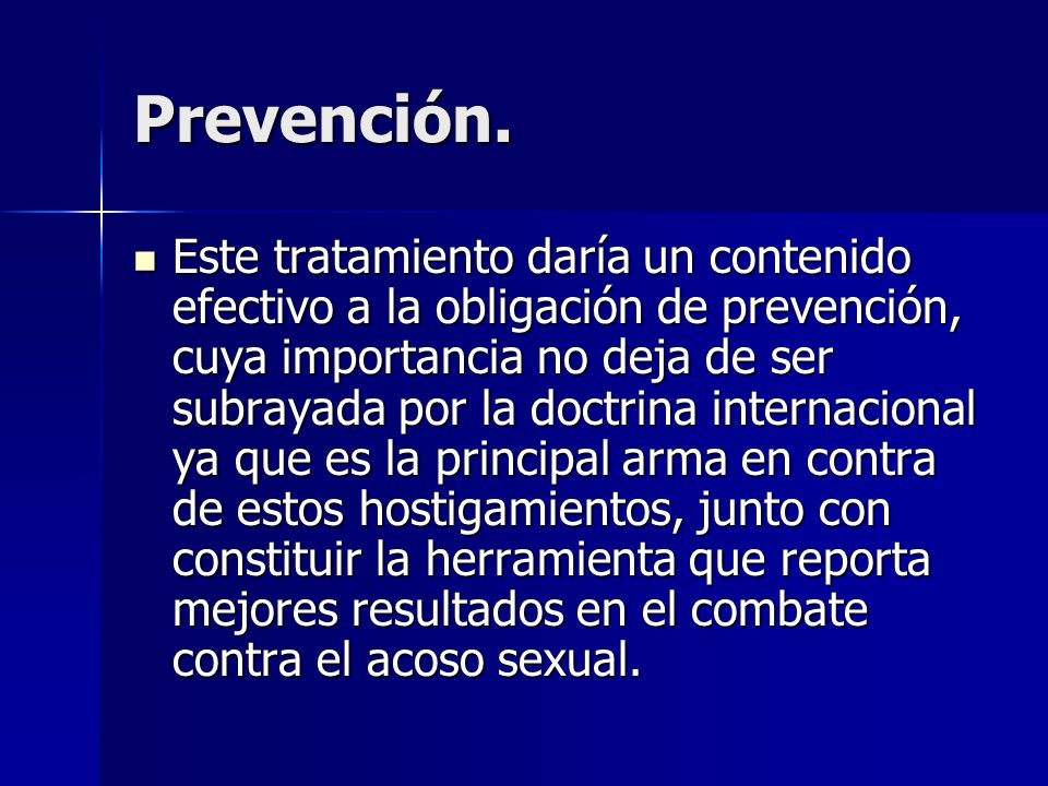 Prevención.