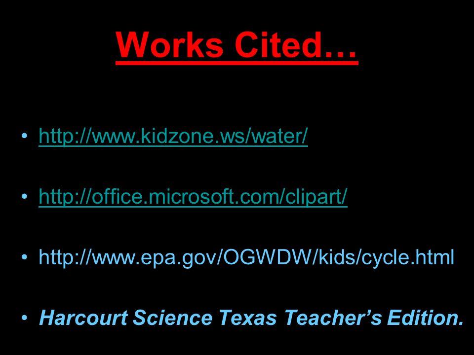 Works Cited…