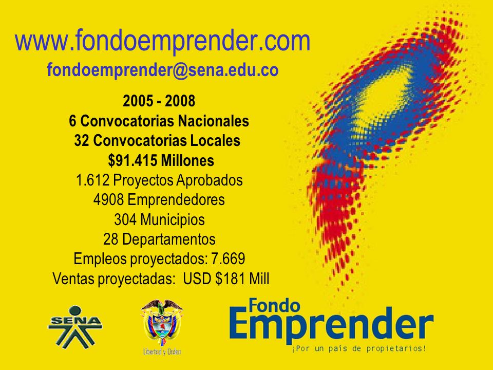 6 Convocatorias Nacionales 32 Convocatorias Locales $ Millones