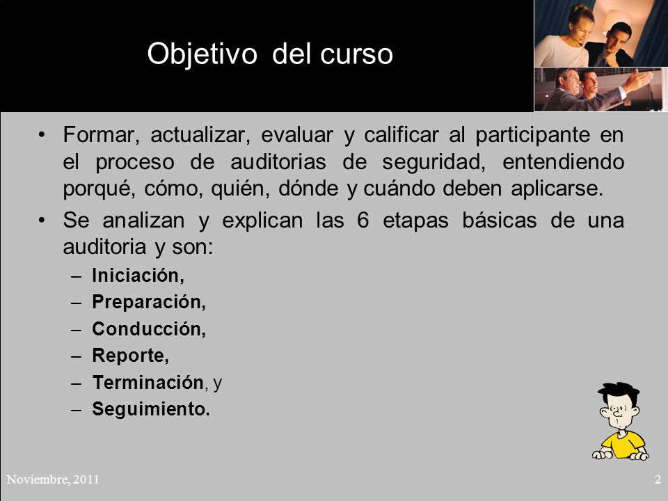 Objetivo del curso