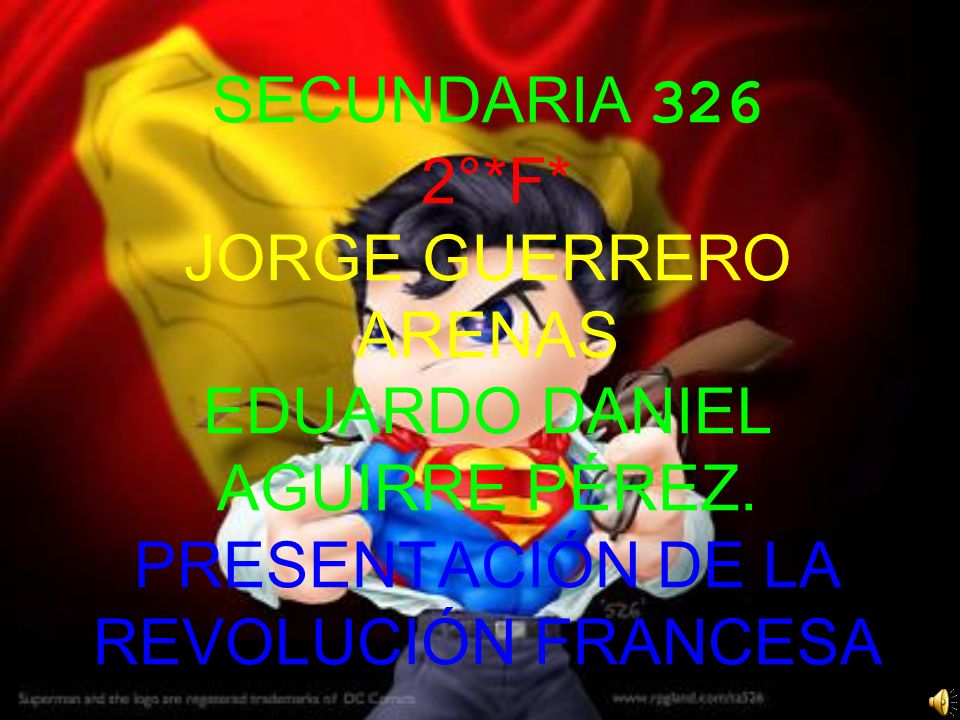 SECUNDARIA 326 2°*F* JORGE GUERRERO ARENAS EDUARDO DANIEL AGUIRRE PÉREZ.