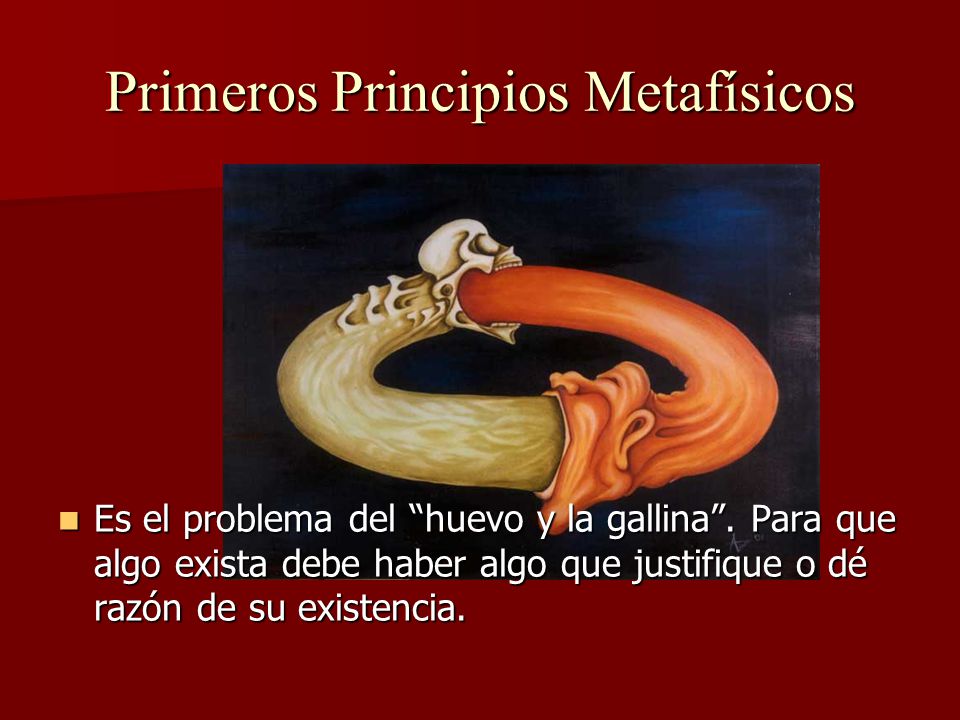 Primeros Principios Metafísicos