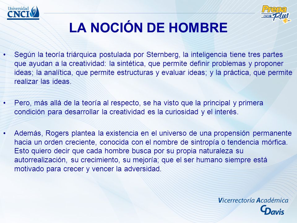 LA NOCIÓN DE HOMBRE