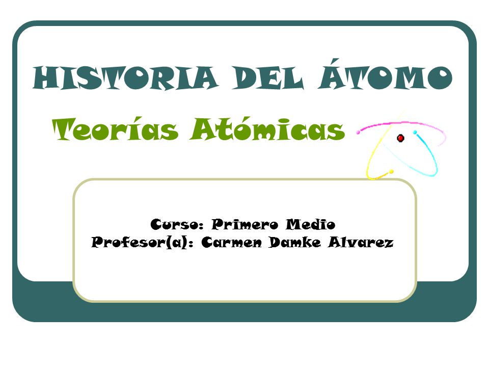 Profesor(a): Carmen Damke Alvarez