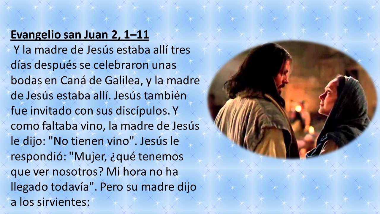 Evangelio san Juan 2, 1–11