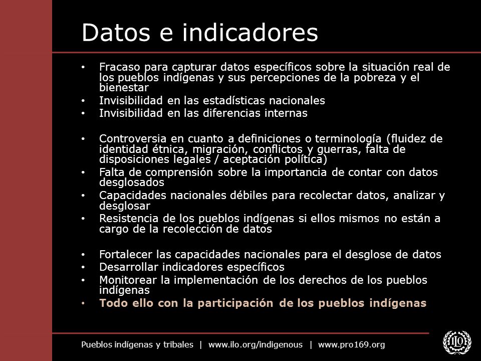 Datos e indicadores