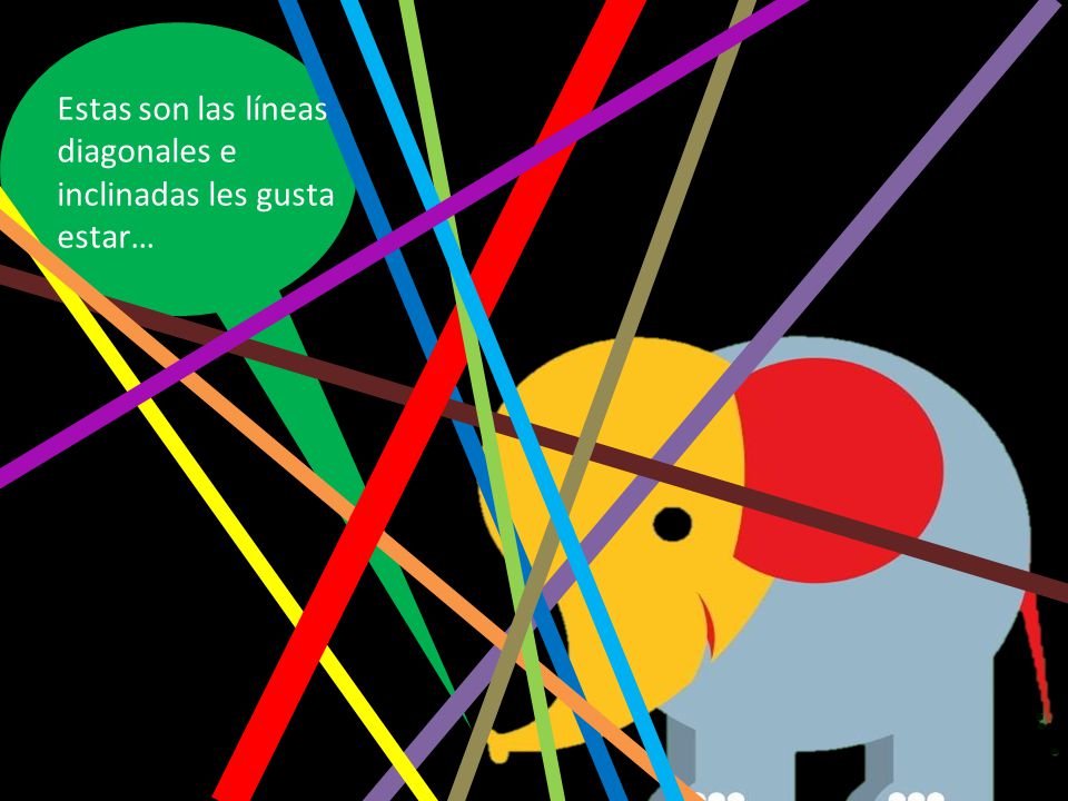 Estas son las líneas diagonales e inclinadas les gusta estar…