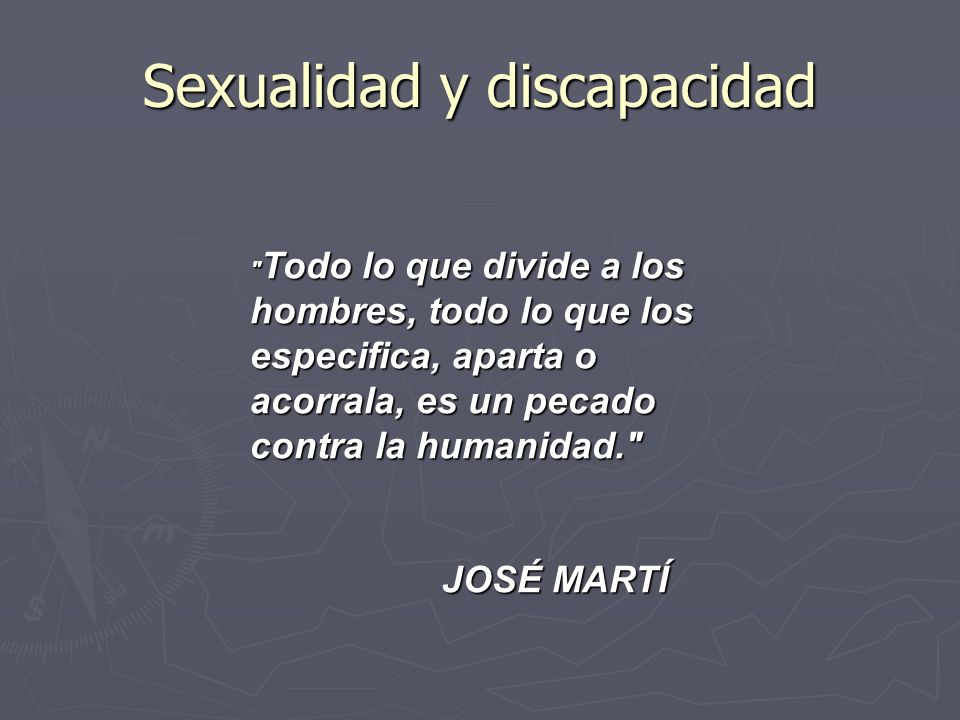 Sexualidad y discapacidad
