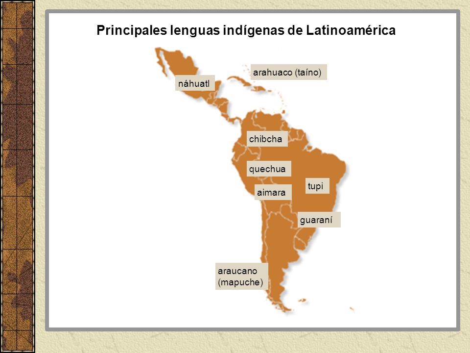 Principales lenguas indígenas de Latinoamérica