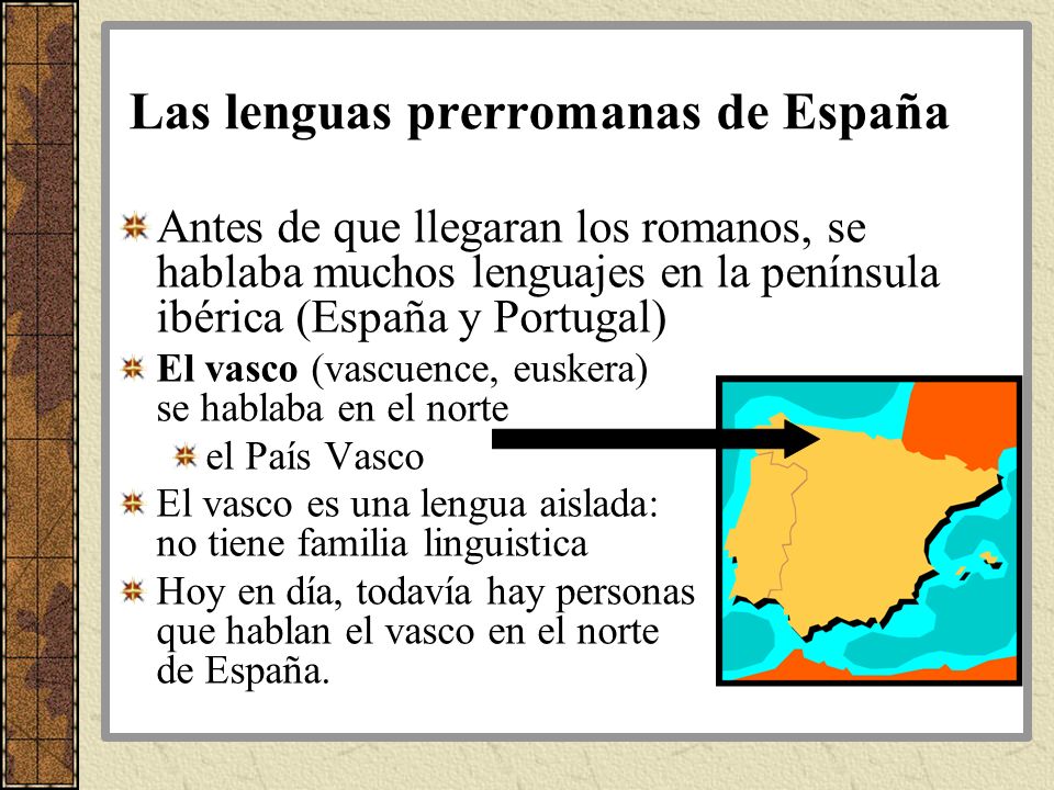 Las lenguas prerromanas de España