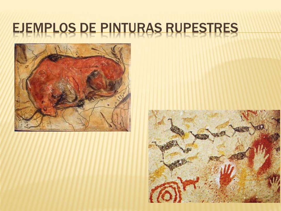 Ejemplos de pinturas rupestres