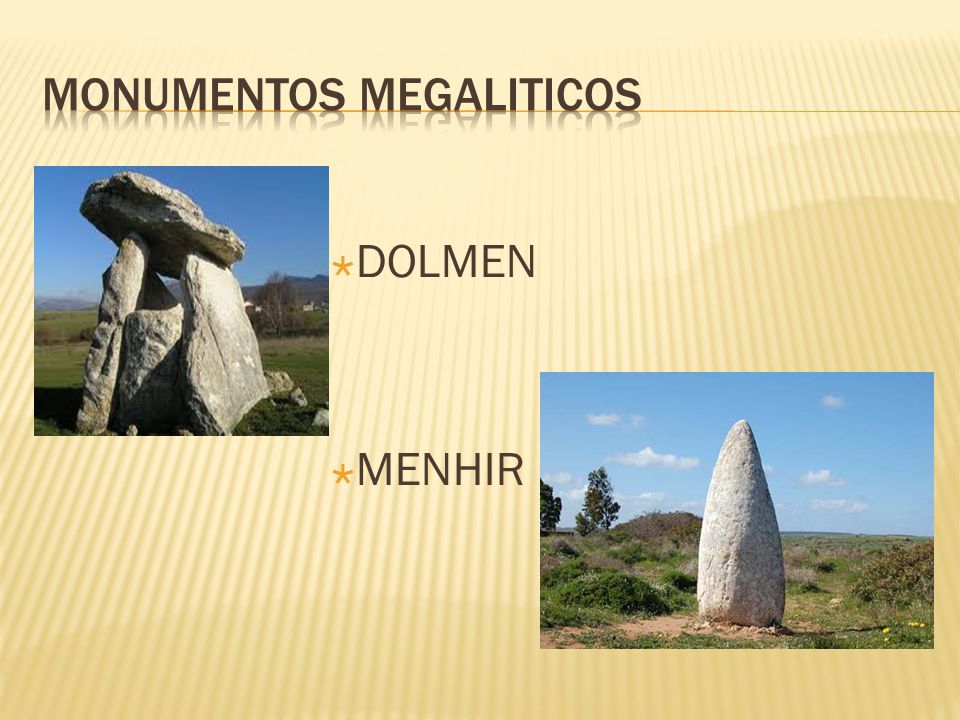 MONUMENTOS MEGALITICOS