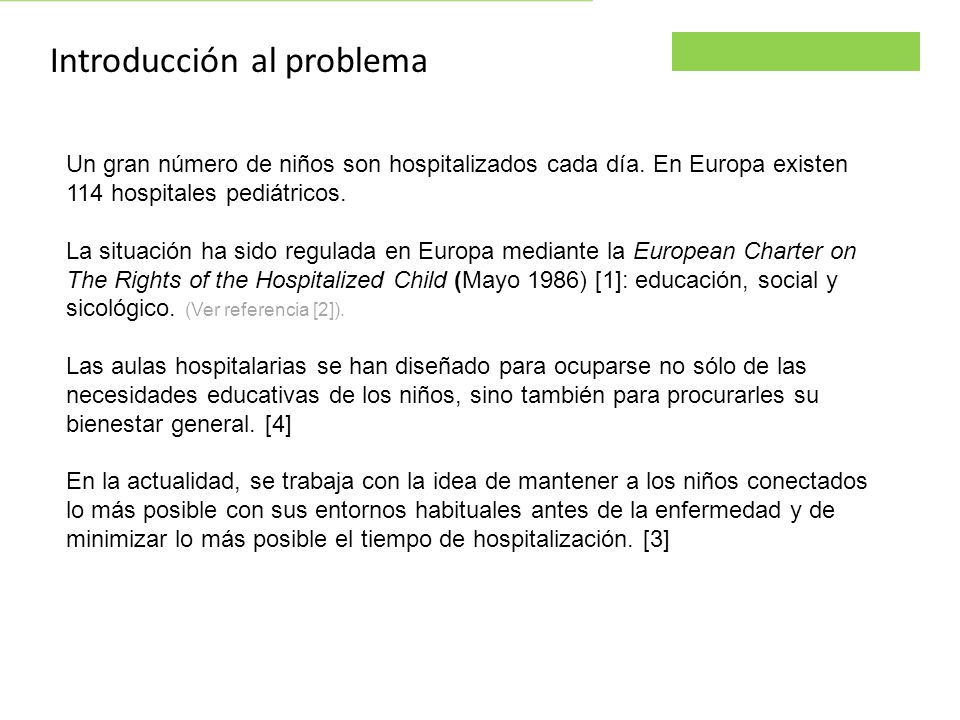 Introducción al problema