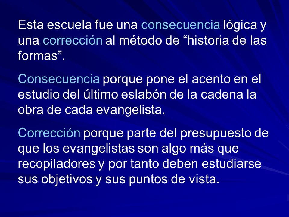 Esta escuela fue una consecuencia lógica y una corrección al método de historia de las formas .