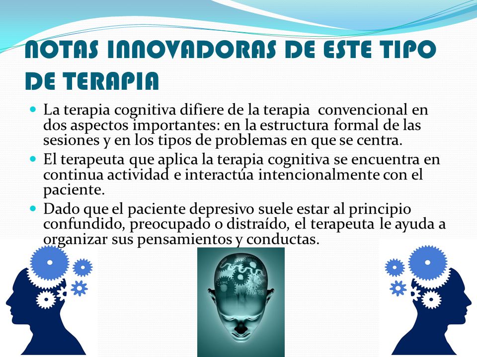 NOTAS INNOVADORAS DE ESTE TIPO DE TERAPIA